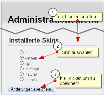 Skin w�hlen